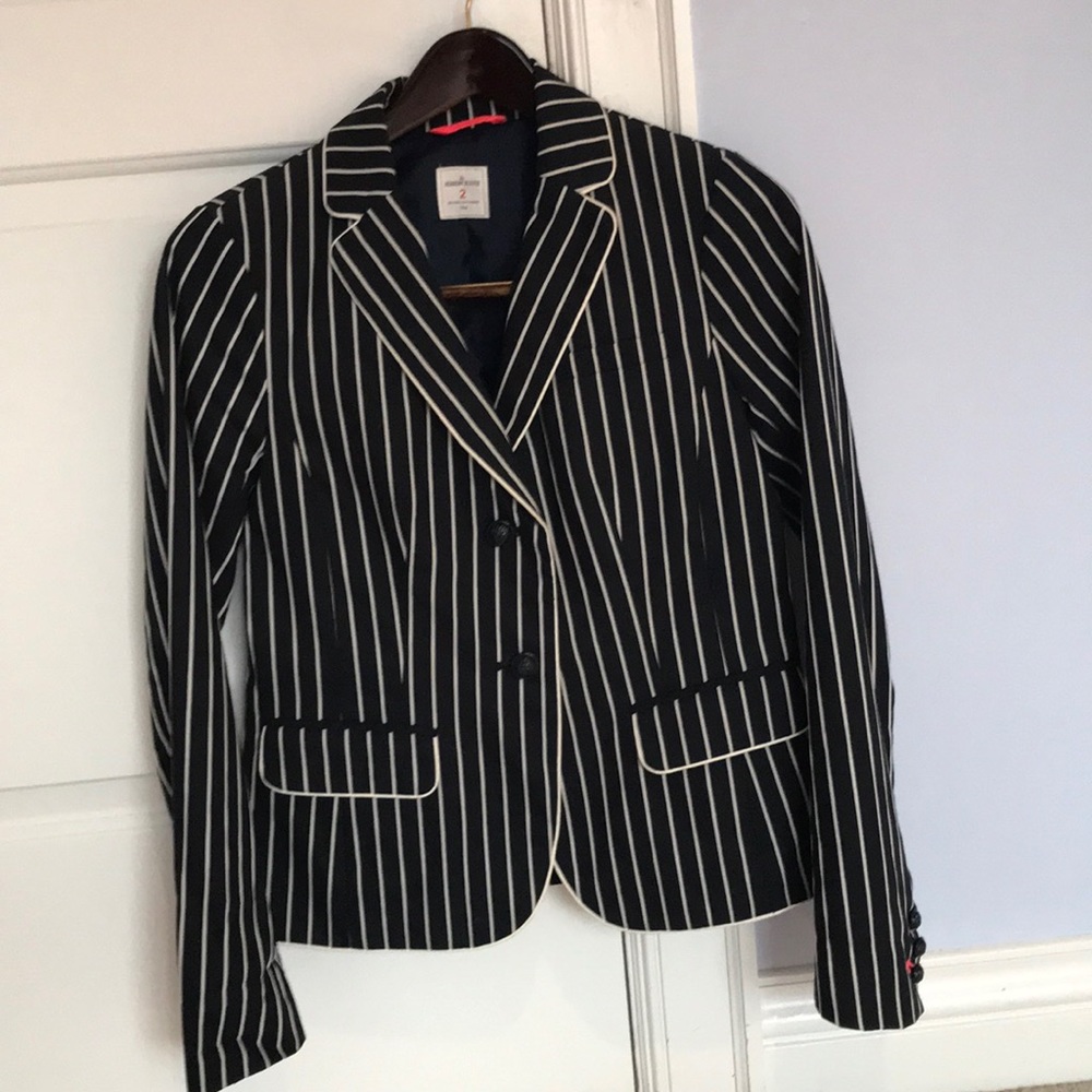 Pinstriped blazer